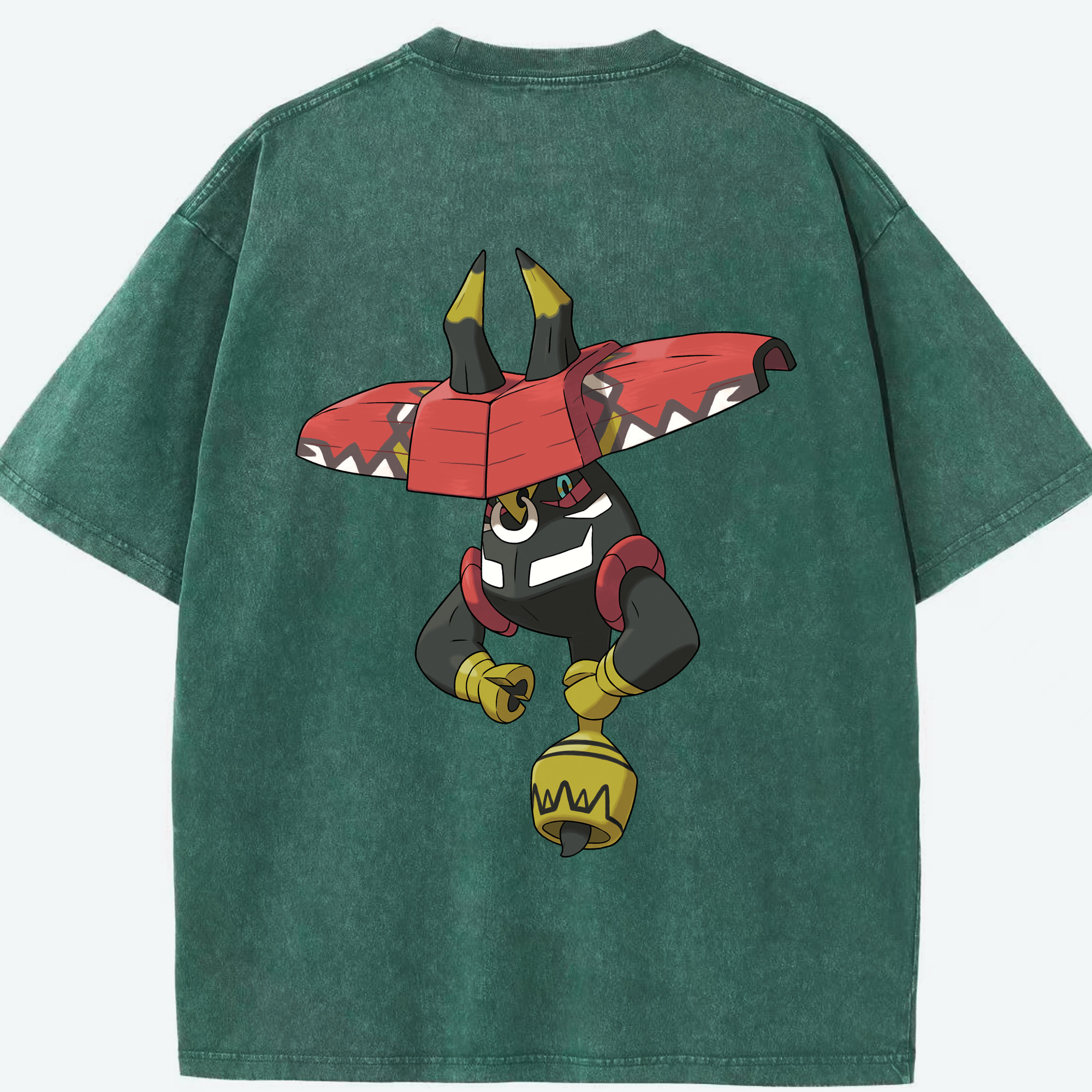 （画像用） ポケットモンスター Pokémon 綿100% ヴィンテージ風 半袖Tシャツ（背面プリント）